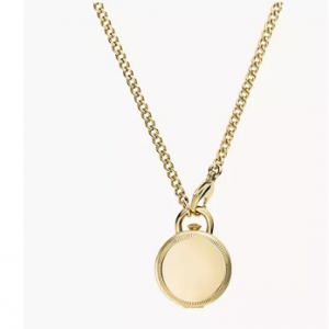 Fossil Jacqueline Three-Hand Gold-Tone 项链