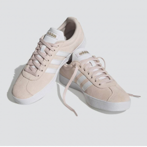 eBay US官网 adidas VL Court 2.0 女士麂皮休闲板鞋4折热卖 