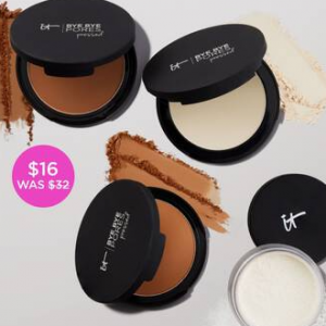 50% Off Bye Bye Pores Pressed Powder and Loose Setting Powder @ IT Cosmetics