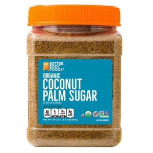 BetterBody Foods Organic Coconut Palm Sugar, 1.5 lbs,24 Ounce @ Amazon