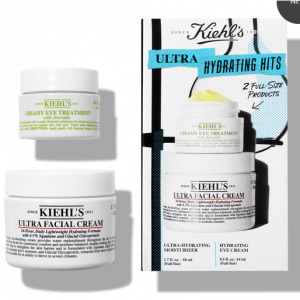 Kiehl's牛油果眼霜高保湿面霜套装