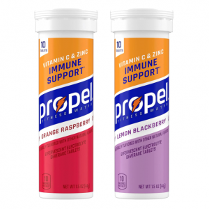 Propel Tablets Immune Support with Vitamin C + Zinc, Zero Sugar (Pack of 4) @ Amazon