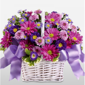 为她献上充满活力的花朵