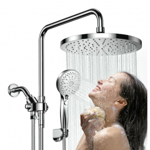 Ambicasa Luxury Dual Showerhead Combo, 10" Rainfall Shower Head & 5" Handheld Shower Head @Walmart