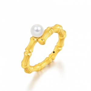 Chow Sang Sang Cultural Blessings 'Blossom' 999 Gold Ring