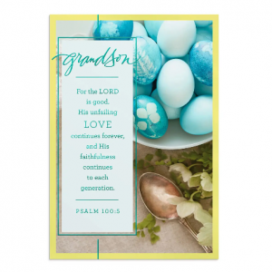 复活节 - 孙子 - 爱永远延续 - 1张贺卡