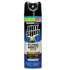 Hot Shot Flying Insect Killer3 Aerosol, Clean Fresh Scent, 18.75 oz @ Amazon
