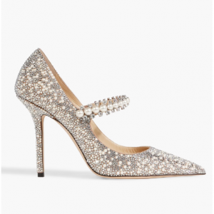 50% Off Jimmy Choo Baily 100 Embellished Leather Pumps @ THE OUTNET US