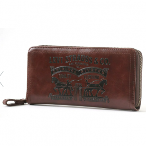 Levi's 財布 メンズ ラウンドジップ ロングウォレット 長財布