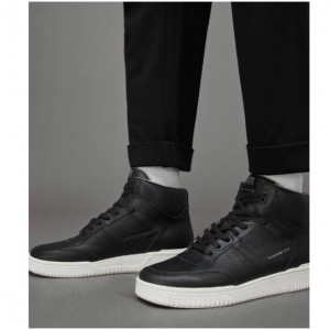 Allsaints官网 Pro Leather高帮板鞋5.6折热卖