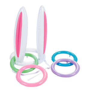 充气兔耳朵抛环游戏