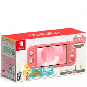 Nintendo Switch Lite - Animal Crossing: New Horizons Bundle - Isabelle's Aloha Edition for $199.99