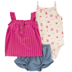 婴儿吊带短裤套装