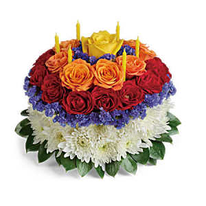 您的愿望实现了生日蛋糕花束，Premium