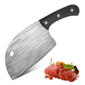 Kitory Serbian Chef Knife, 6" Razor Sharp Meat Cleaver and Vegetable Kitchen Knife @ Amazon