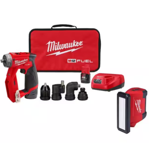 Milwaukee M12 FUEL 12-Volt Lithium-Ion Brushless Cordless 4-in-1 Installation 3/8 in. Drill Driver