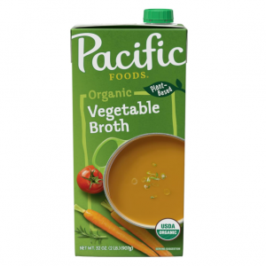 Pacific Foods Organic Vegetable Broth, Plant Based, 32 oz Carton @ Amazon