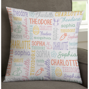 复活节重复名字个性化复活节抱枕