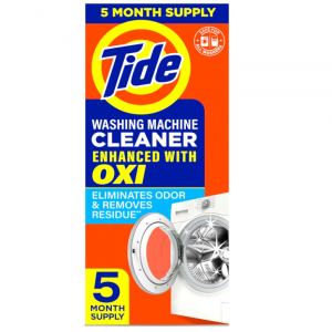 Washing Machine Cleaner by Tide for Front and Top Loader Washer Machines,(2.6oz each) (Pack of 5)