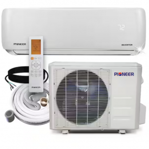 Pioneer 12,000 BTU 1-Ton 20.8 SEER2 Ductless Mini Split Air Conditioner @ Home Depot