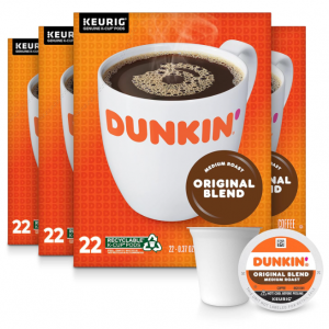 Dunkin' 中度烘焙膠囊咖啡 88顆 @ Amazon