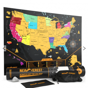 $20 Off Newverest Scratch Off Map USA @Newverest