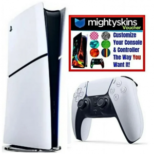 $110 off Sony PlayStation 5 (PS5) Digital Console Slim Edition W/ Mightyskins Custom Skin Code 