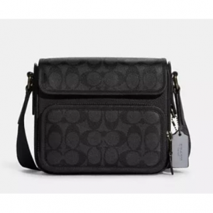 サリバン フラップ クロスボディ シグネチャー キャンバス