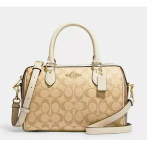 ローアン サッチェル・ブロックド シグネチャー キャンバス