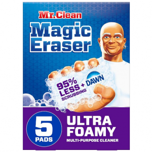 Mr. Clean Magic Eraser Ultra Foamy Multi Purpose Cleaner, 5ct @ Amazon