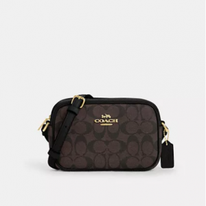 Coach Mini Jamie Camera Bag In Signature Canvas