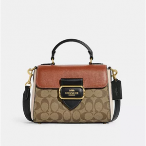 Coach Morgan Top Handle Satchel In Colorblock Signature Canvas