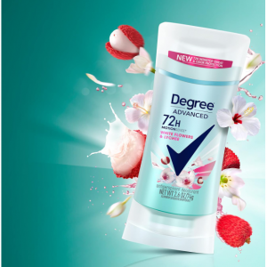 Degree Advanced Antiperspirant Deodorant 72-Hour Sweat & Odor Protection 2.6 oz @ Amazon