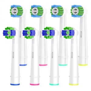 valuabletry 电动牙刷替换头 8个 适用于Oral B电动牙 @ Amazon