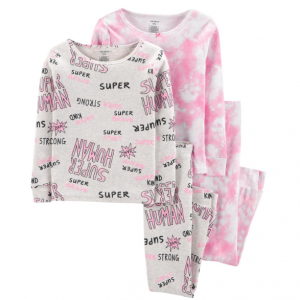 儿童纯棉长袖长裤睡衣套装