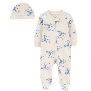 婴儿熊猫睡衣套装