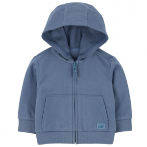 婴儿拉链连帽卫衣