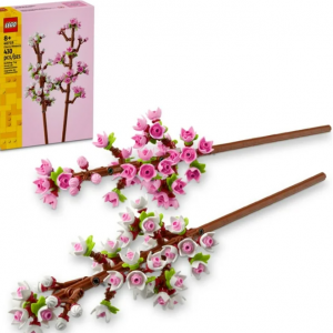 $3 off LEGO Cherry Blossoms Celebration Gift, Buildable Floral Display for Creative Kids @Walmart