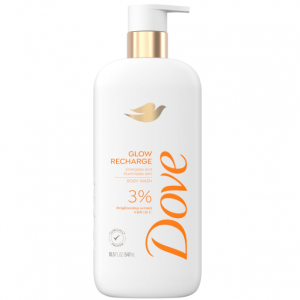 Dove Glow Recharge Body Wash 3% Brightening Serum With Vitamin C 18.5 oz @ Amazon