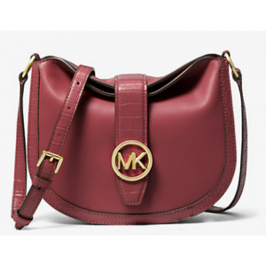 MICHAEL KORS Gabby小号圆扣斜挎包仅$59免邮 @ MICHAEL KORS