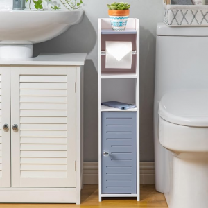 AOJEZOR 浴室儲物櫃 拚色設計 @ Amazon