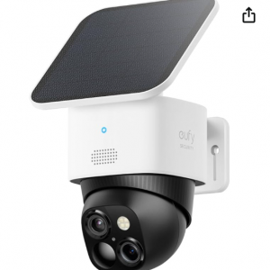 Amazon - eufy Security SoloCam S340 360°云台 太阳能 智能摄像头，直降$80 