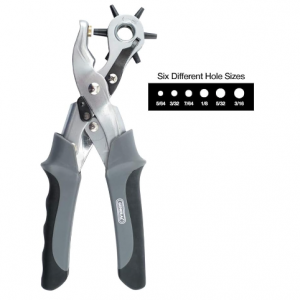 General Tools Revolving Punch Pliers 73 - 6 Multi-Hole Sizes For Leather, Rubber, & Plastic@Amazon