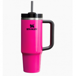 Stanley The Quencher 30 oz. H2.0 电粉色保温杯