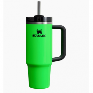 Stanley The Quencher 30 oz. H2.0 霓虹绿保温杯