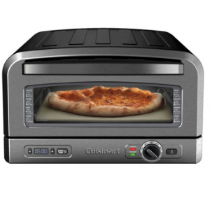 Cuisinart Indoor Portable Countertop Pizza Oven - Black Stainless Steel - CPZ-120BKS @ Buydig
