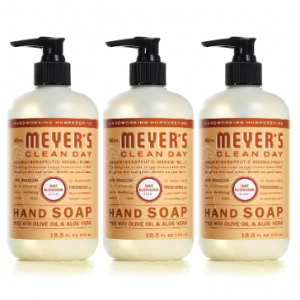 MRS. MEYER'S CLEAN DAY Hand Soap, 12.5 fl. oz - Pack of 3 @ Amazon