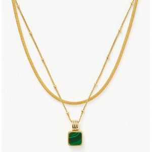 Missoma Iconic Lucy Williams Malachite 项链