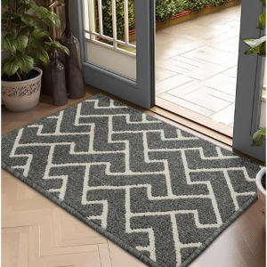 hicorfe Indoor Doormat,Front Back Door Mat Rubber Backing Non Slip Door Mats,20"x31.5" @ Amazon