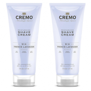 Cremo French Lavender Moisturizing Shave Cream, 6 Fl Oz (2 Pack) @ Amazon